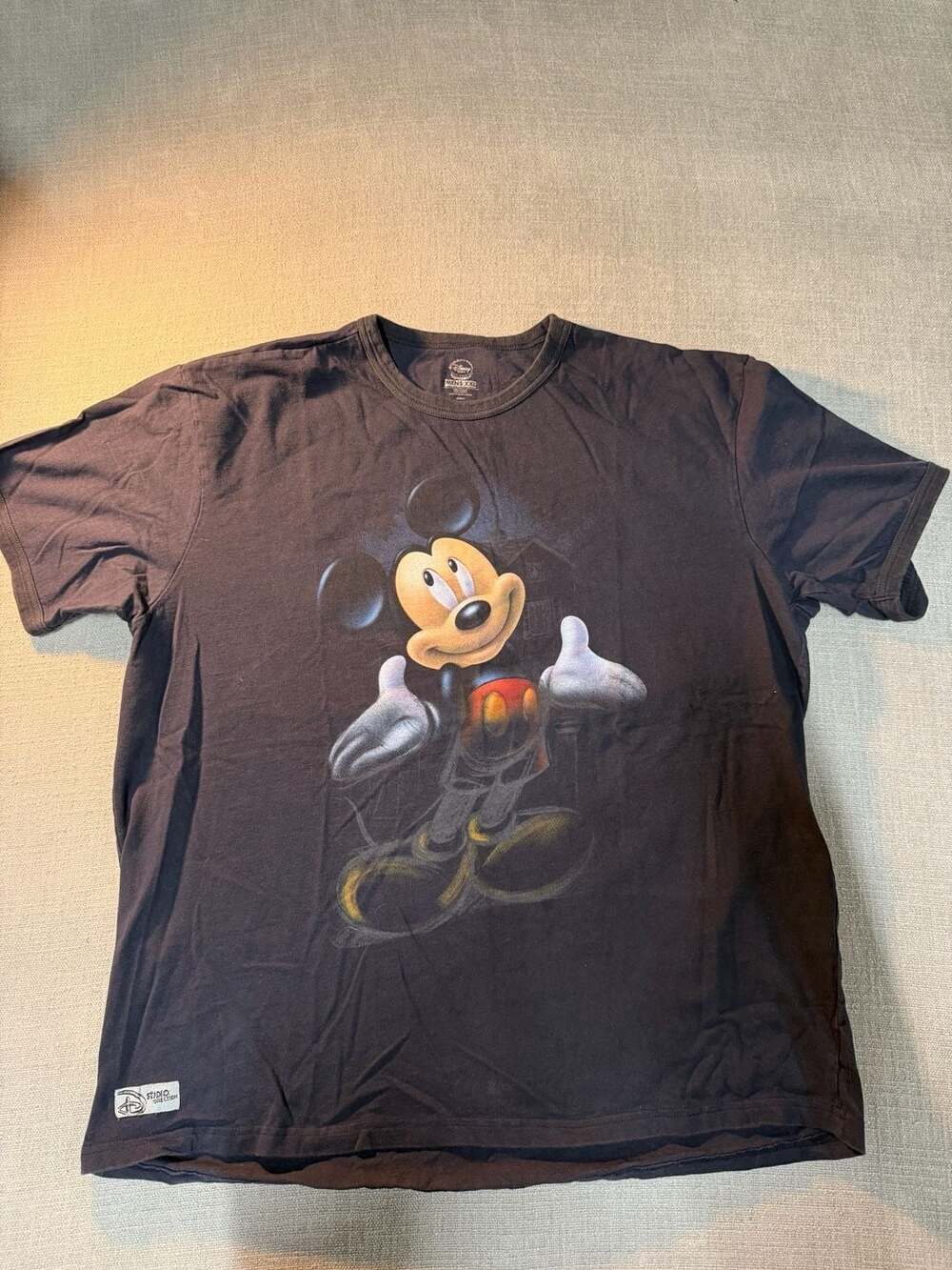 Disney Store Studio Collection Mickey Mouse Black T-Shirt